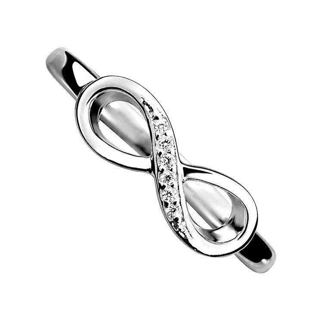 Silver hot sale infinity ring