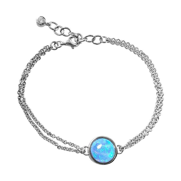 Blue Opal Bracelet | Opal Jewellery Collection | by Paul Wright ...